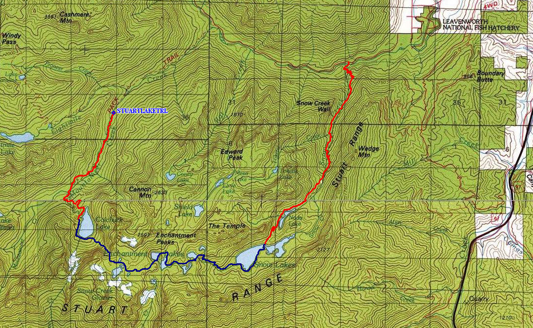 enchantments trail map enchantments enchantments trail map enchantments