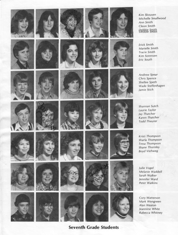 Class photo page 8